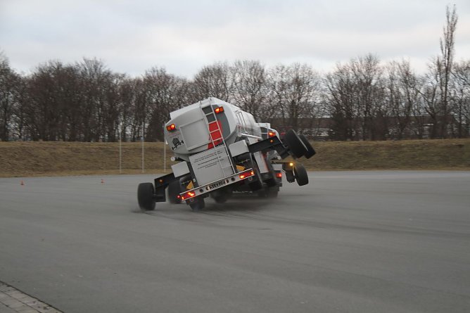 Beinahe umgekippt (Foto: M. Garke)