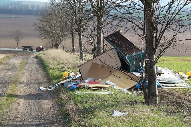 M&uuml;llhaufen entdeckt (Foto: nnz)