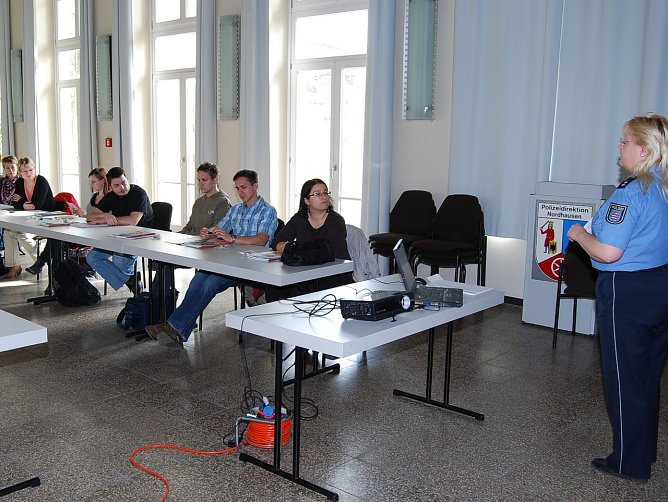 Vortrag zu Mobbing (Foto: Polizei)