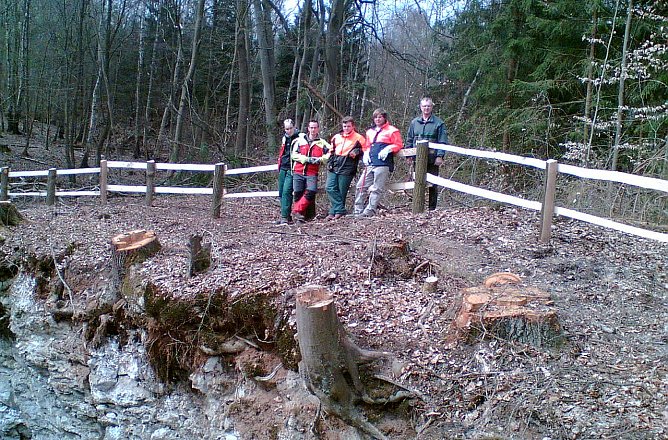 Kelle gesichert (Foto: Forstamt)