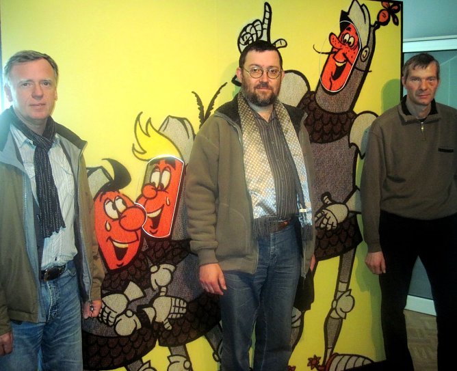 Zu Besuch bei den Digedags (Foto: privat) Zu Besuch bei den Digedags (Foto: privat)