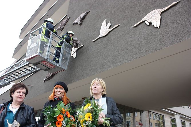 Kraniche enth&uuml;llt (Foto: P. Grabe)