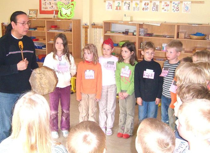 Indianer an der Grundschule in Nordhausen (Foto: JSW)
