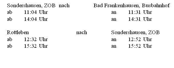 Fahrzeiten (Foto: Landratsamt Kyffh&auml;userkreis)
