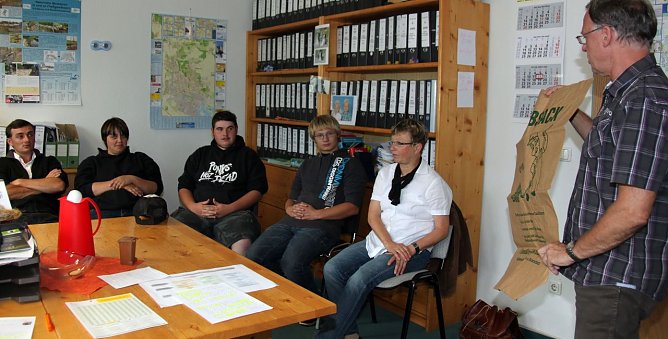 Infos zum Abfall (Foto: J. Piper)