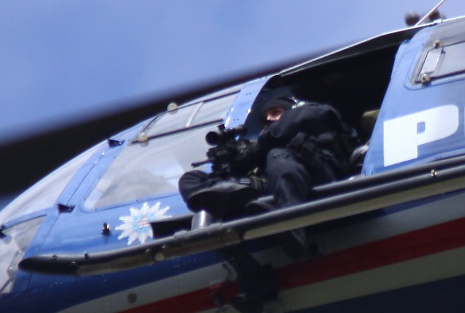 Amok-&Uuml;bung in Sundhausen (Foto: Christoph Keil)