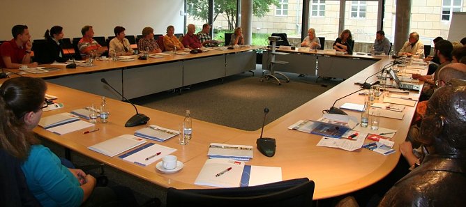 Im Sitzungssaal der SPD-Landtagsfraktion (Foto: privat)