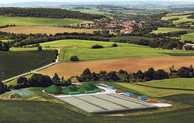 Geplante Anlage im Eichsfeld (Foto: Eichsfeldwerke)