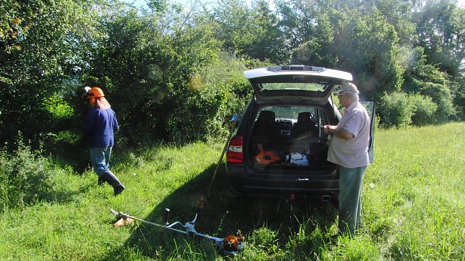 Halbtrockenrasen gemäht (Foto: B. Schwarzberg/privat) Halbtrockenrasen gemäht (Foto: B. Schwarzberg/privat)