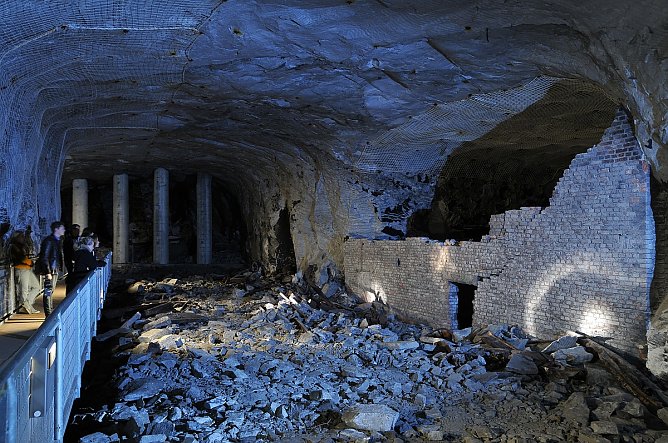 Blick in die Stollenanlage (Foto: Gedenkst&auml;tte Mittelbau-Dora)