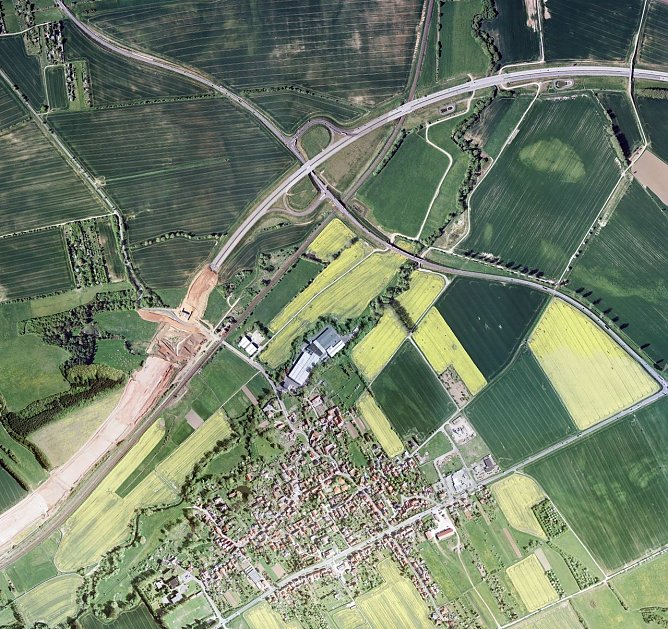 Niedergebra (Foto: &copy; GeoBasis.DE / TLVermGeo / www.thueringen.de/)