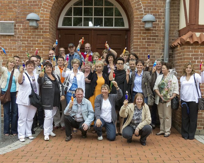 Freuten sich wie vor vierzig Jahren auf die gro&szlig;en Zuckert&uuml;ten (Foto: Karsten Thorhauer)