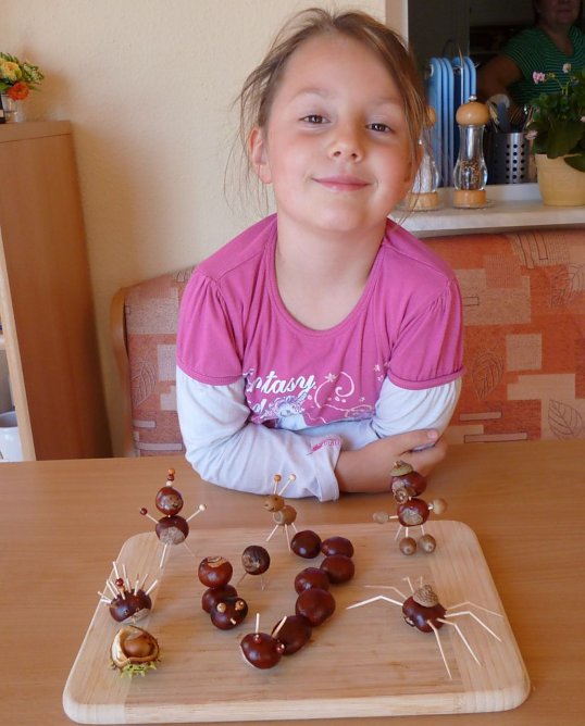 Mit dem Opa gebastelt (Foto: A. Knoblauch)