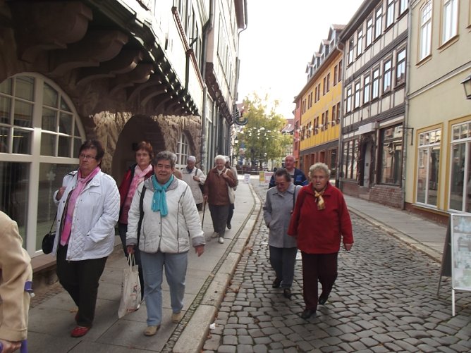 Unterwegs in Nordhausen (Foto: T. Leipold) Unterwegs in Nordhausen (Foto: T. Leipold)