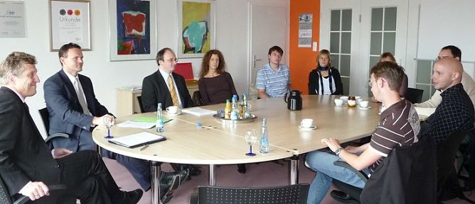 Minister zu Besuch (Foto: Freyberg)