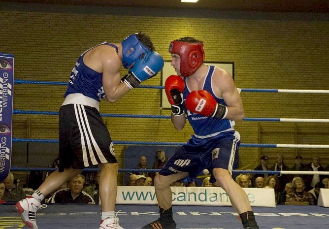 David M&uuml;ller im Kampf (Foto: K. Thorhauer)