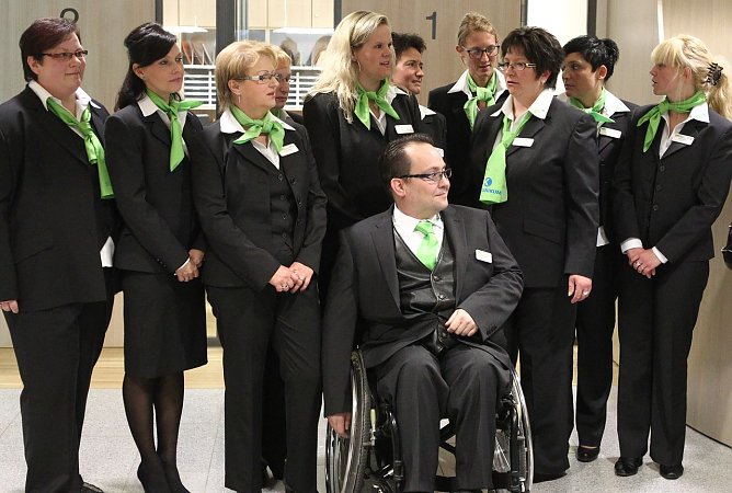 Das Team der Patientenaufnahme (Foto: nnz)