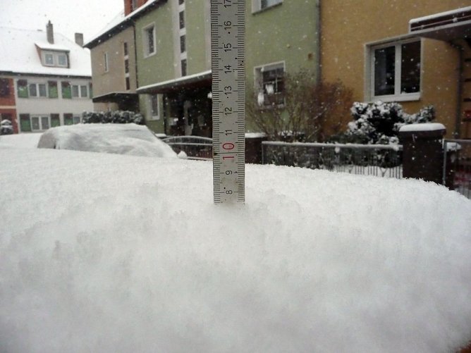 Erste Messung (Foto: nnz)