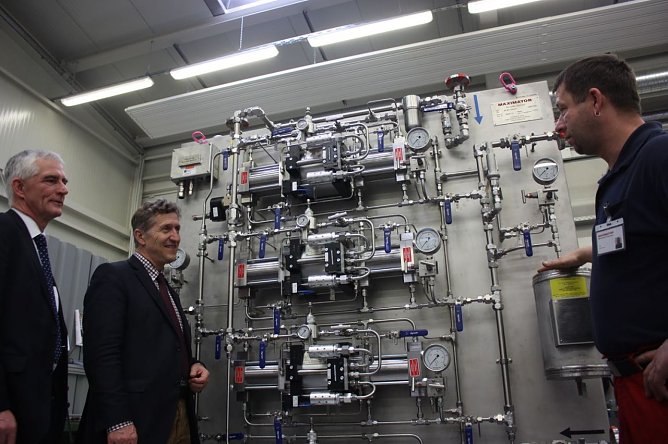 Besuch beim Weltmarktf&uuml;hrer (Foto: P. Grabe|Stadtverwaltung Nordhausen)