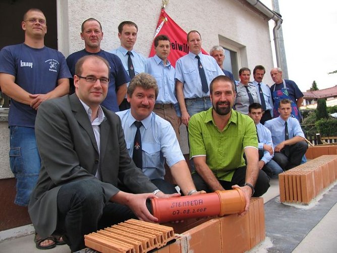 Grundstein (Foto: psv) Grundstein (Foto: psv)