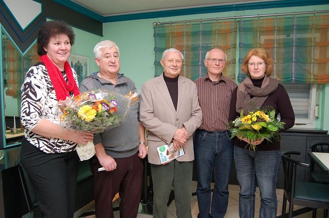 Das neue Pr&auml;sidium (Foto: Richter)