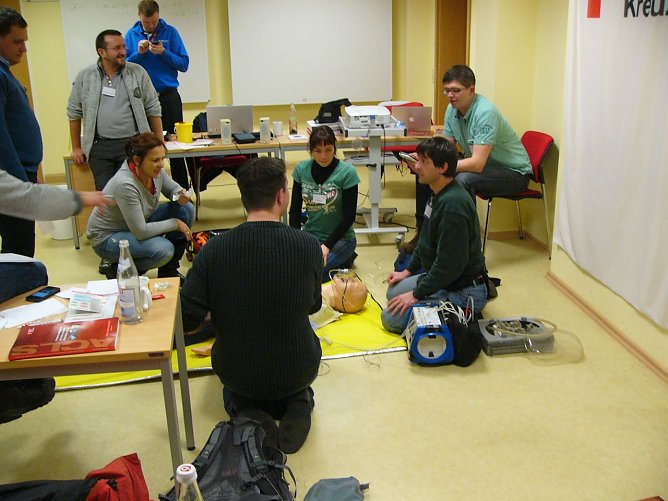 Unterricht am Wochenende (Foto: DRK)