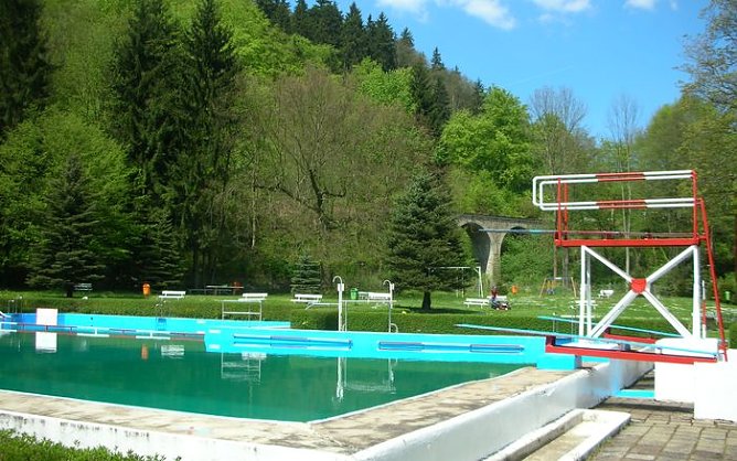 Das Ilfelder Waldbad heute (Foto: Autor)