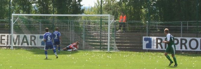 Wacker gegen Weimar (Foto: H. Dressler)