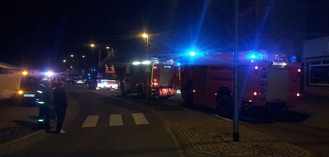 Blaulicht in Salza (Foto: St. Iffland) Blaulicht in Salza (Foto: St. Iffland)