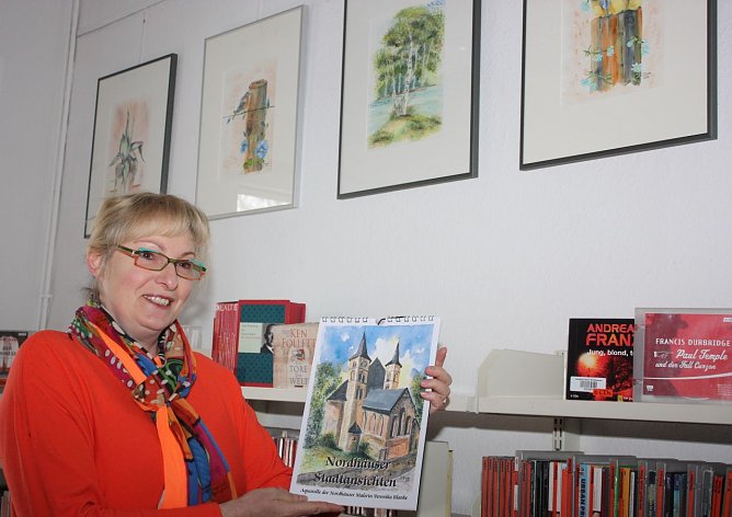 Die K&uuml;nstlerin (Foto: I. Bergmann|Stadtverwaltung Nordhausen)