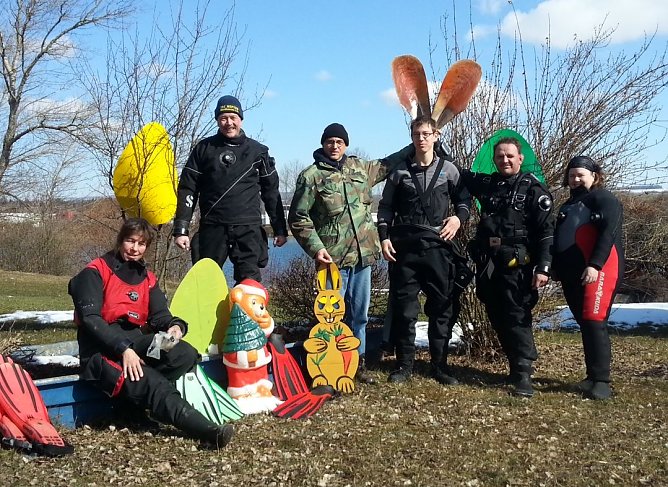 Abgetaucht (Foto: privat) Abgetaucht (Foto: privat)