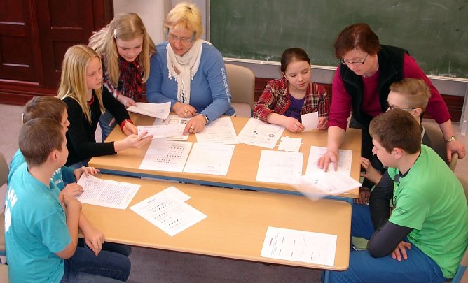 Mathe macht Spaß (Foto: Heike Roeder) Mathe macht Spaß (Foto: Heike Roeder)