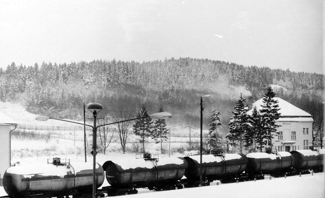Ellricher Bahnhof 1976 (Foto: privat) Ellricher Bahnhof 1976 (Foto: privat)