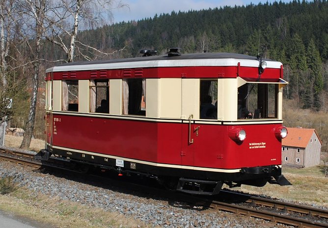 Auf Fotofahrt mit dem T1 (Foto: HSB)