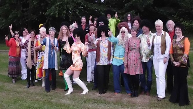 Ger&uuml;stet f&uuml;r das Dorffest (Foto: privat)