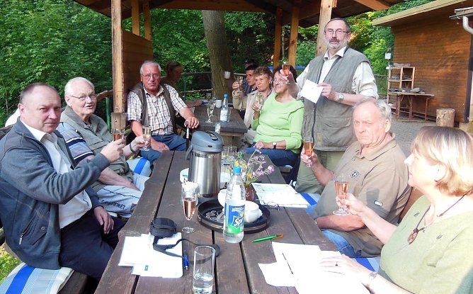 Dank an den Sponsor (Foto: L. Schubert)