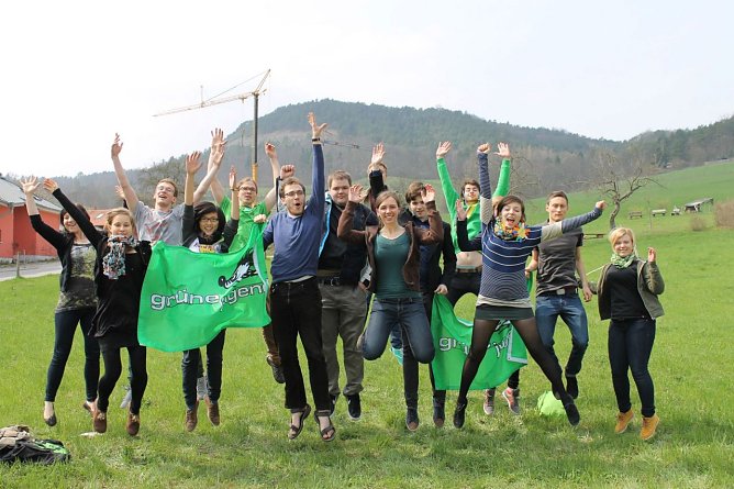 Neuer Landesvorstand gew&auml;hlt (Foto: Gr&uuml;ne Jugend Th&uuml;ringen)