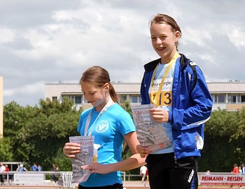 Sieg im Diskuswerfen (Foto: privat)