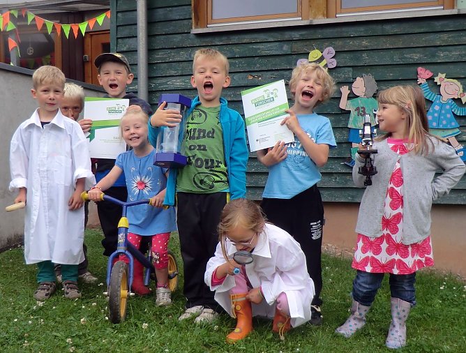 Die kleinen Forscher (Foto: privat)