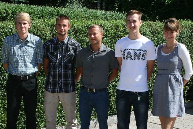 Neue Azubis begrüßt (Foto: WBG) Neue Azubis begrüßt (Foto: WBG)