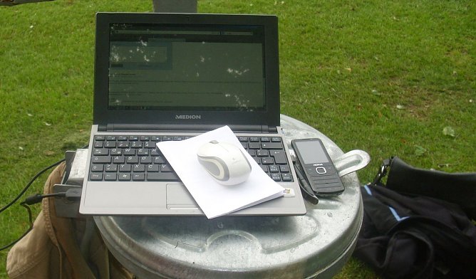 Arbeitsplatz von Harald (Foto: privat)