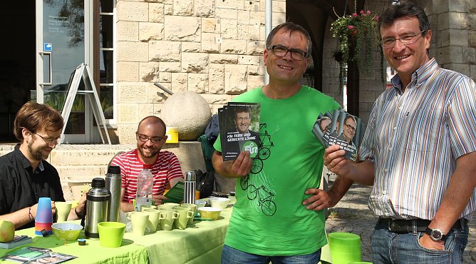 Wahlkampf in Nordhausen (Foto: nnz)