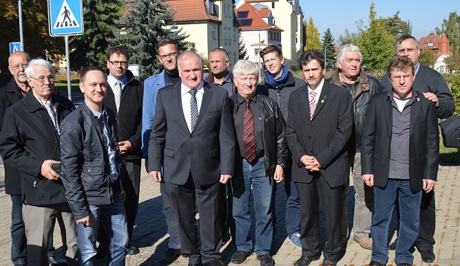 Mit dem Ehrengast unterwegs (Foto: privat) Mit dem Ehrengast unterwegs (Foto: privat)