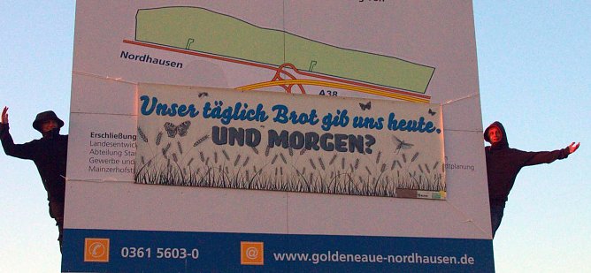 Aktion zum ersten Jahrestag (Foto: privat)