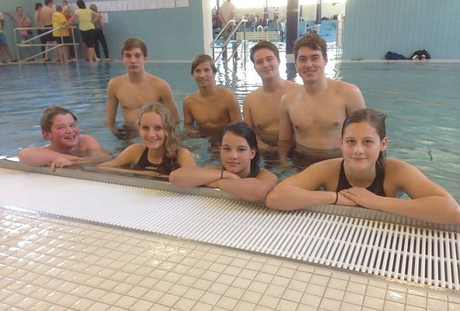 Meisterlich geschwommen (Foto: privat) Meisterlich geschwommen (Foto: privat)