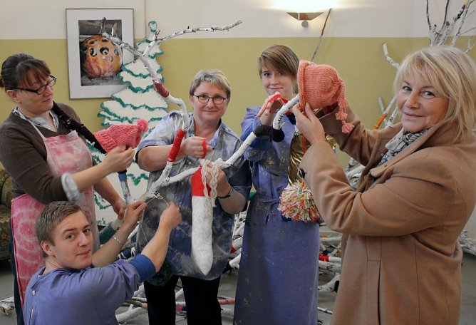 Vorbereitungen in der Jugendkunstschule (Foto: P. Grabe|Stadtverwaltung Nordhausen)