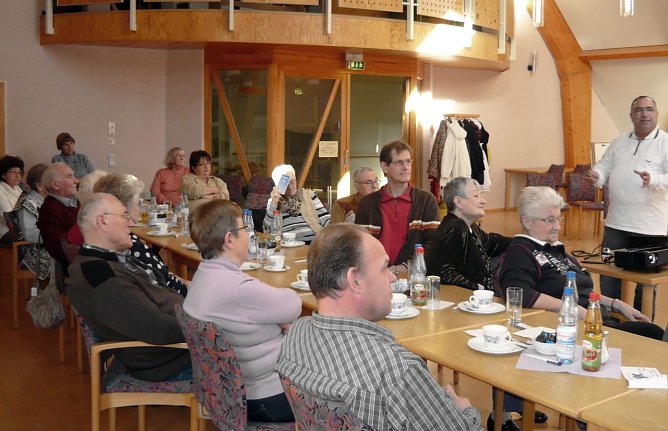 Vortrag in Bleicherode (Foto: D. Buchardt)