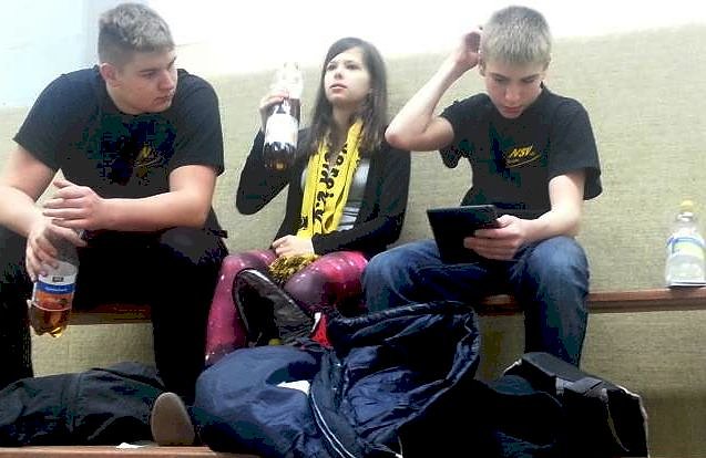 Die Nordhäuser Fans sind auch schon bereit (Foto: Karsten Thorhauer) Die Nordhäuser Fans sind auch schon bereit (Foto: Karsten Thorhauer)