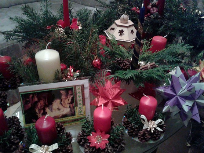 Weihnachtliches gebastelt (Foto: privat) Weihnachtliches gebastelt (Foto: privat)