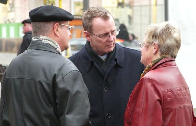 Ramelow in Nordhausen (Foto: nnz)